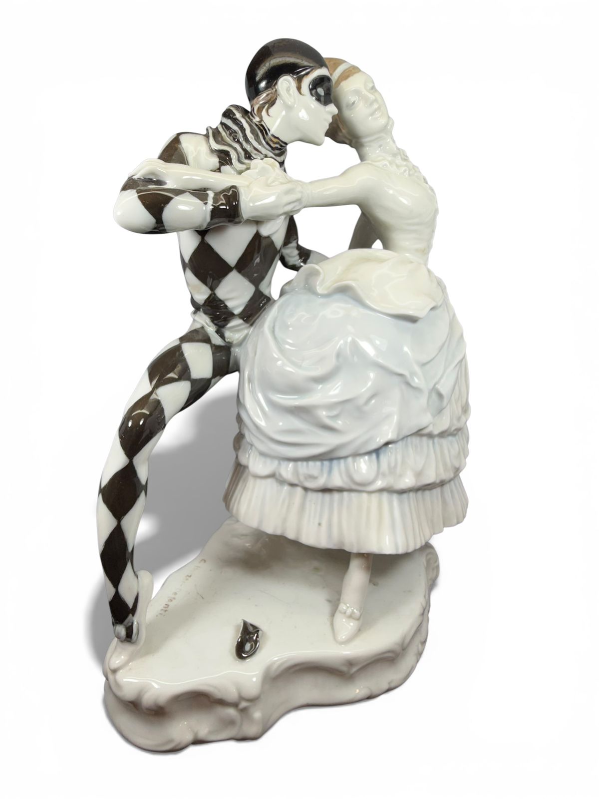 Escultura “Maskerade” — Arlequim e Colombina