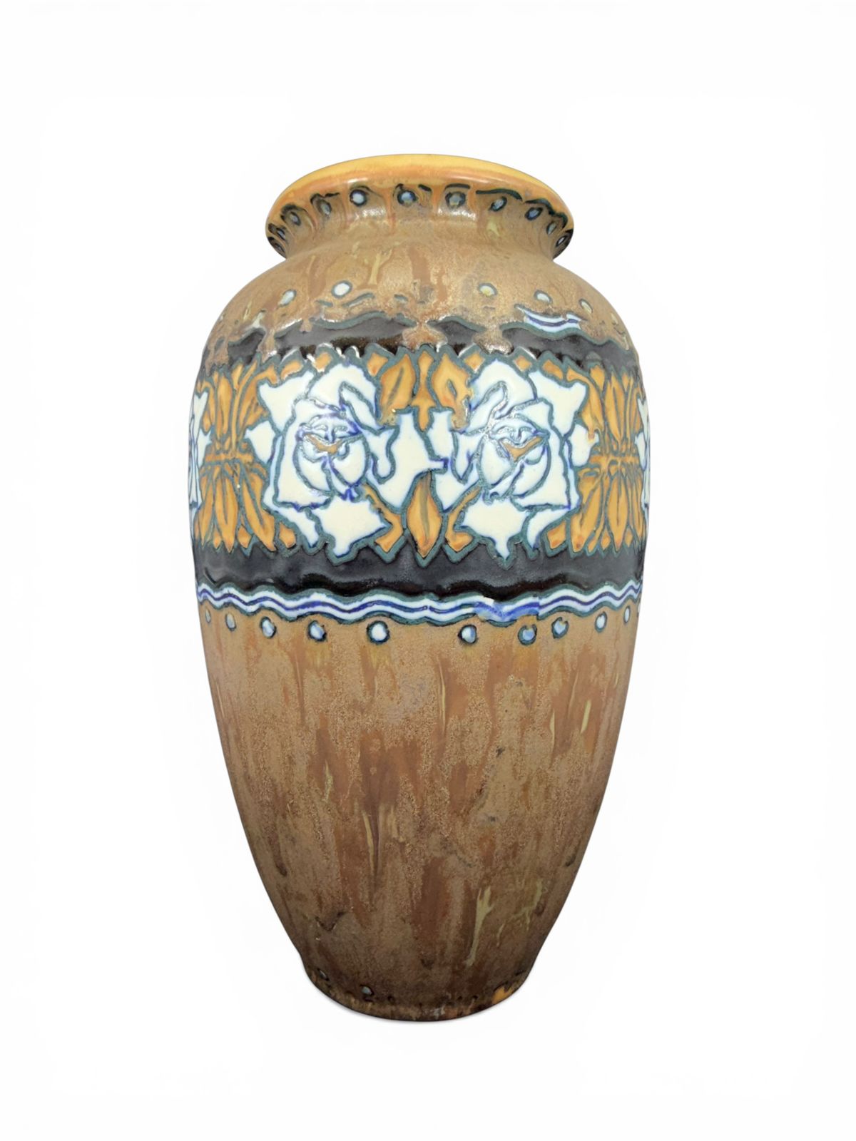 Charles Catteau / Keramis — Vaso Art Déco, modelo D.622, 32 cm