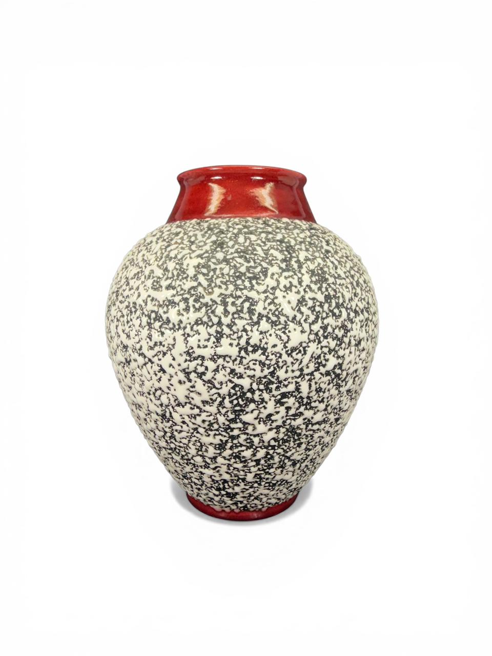 Vaso Art Déco em cerâmica vidrada
