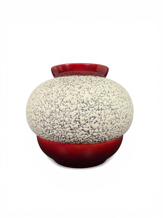 Vaso Art Déco em cerâmica vidrada