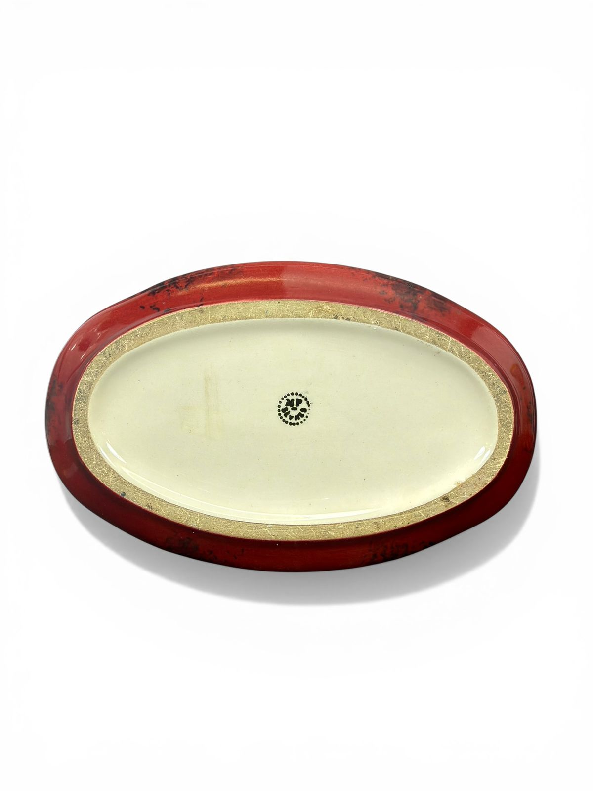 Caixa Art Déco em porcelana com monture em bronze dourado (ormolu)