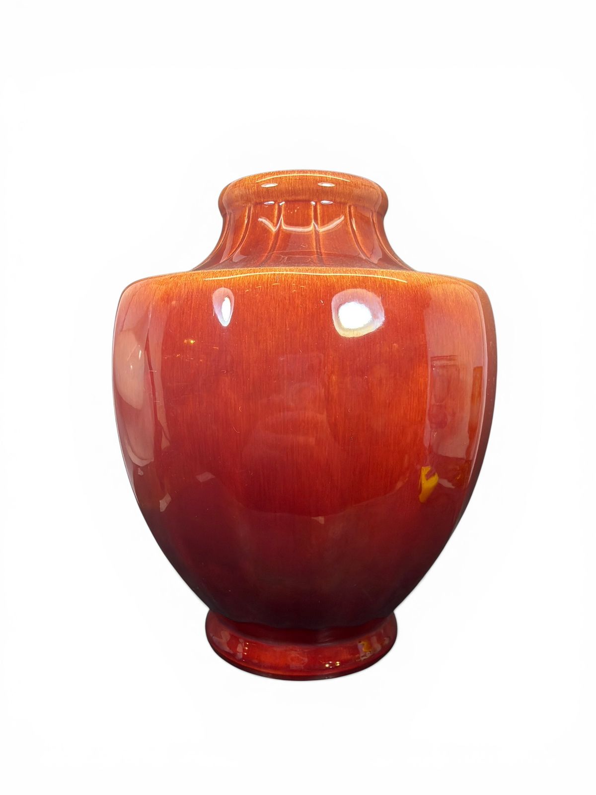 Vaso Art Déco em cerâmica vidrada