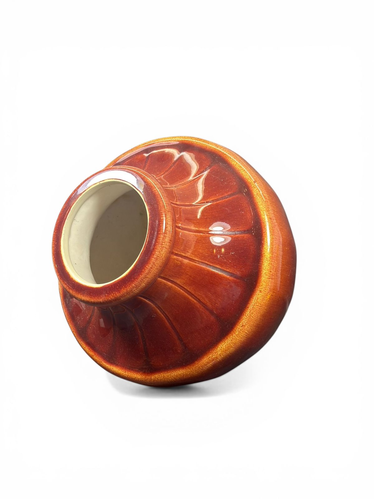 Vaso Art Déco em cerâmica vidrada
