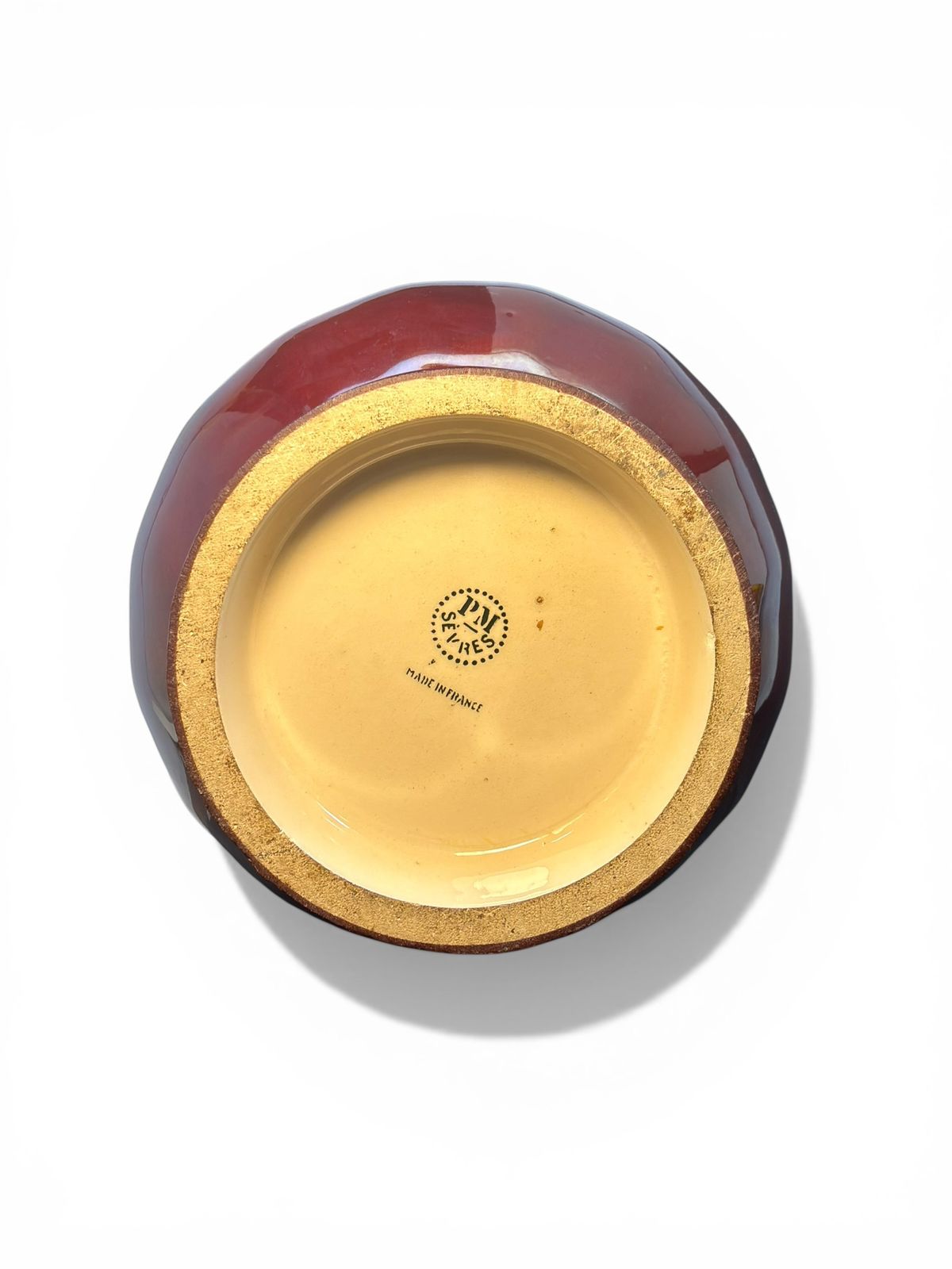 Vaso Art Déco em cerâmica vidrada