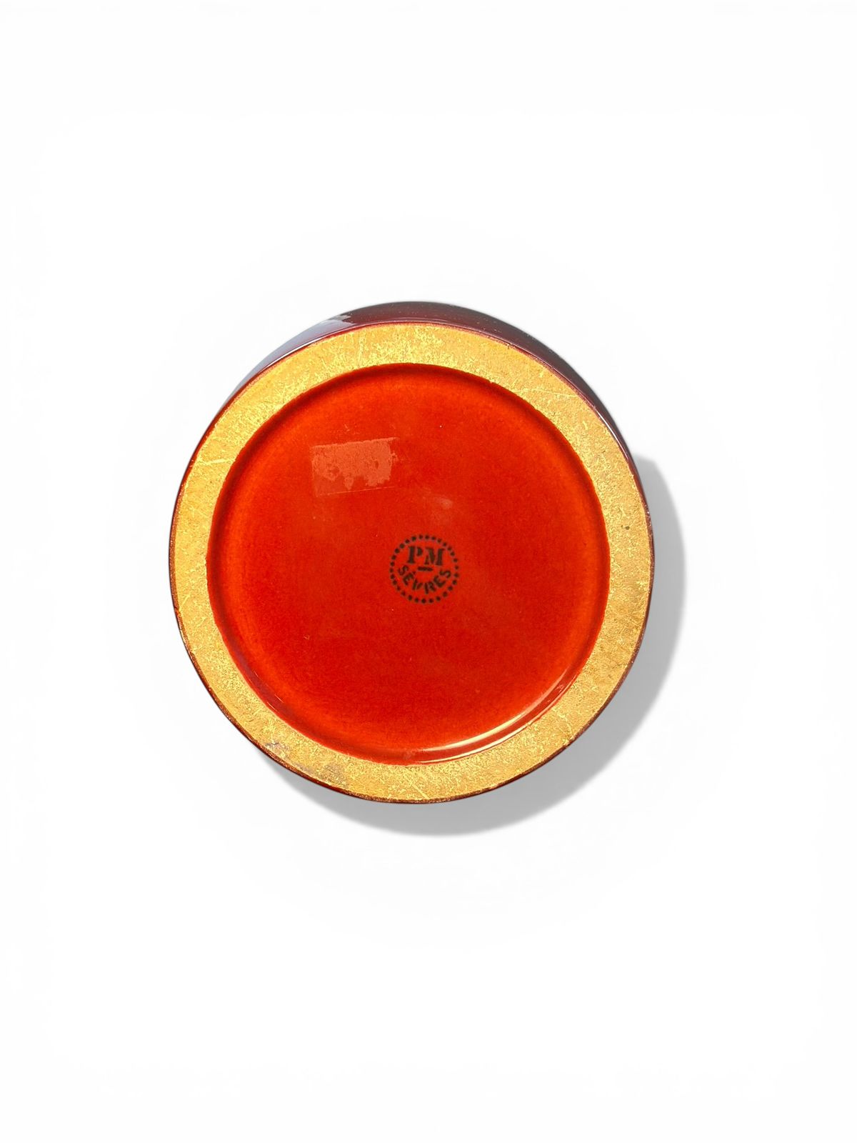 Grande vaso Art Déco em cerâmica esmaltada “Sang de Boeuf”